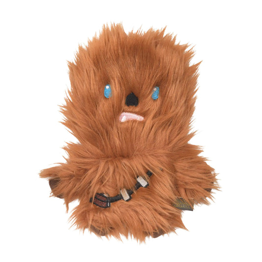 Star Wars for Pets Plush Chewbacca Flattie Dog Toy | Soft Star Wars Toys for Dogs Brown Large - 9" | Cute Dog Toy Squeaky Dog Chew Toy for Pets from Star Wars